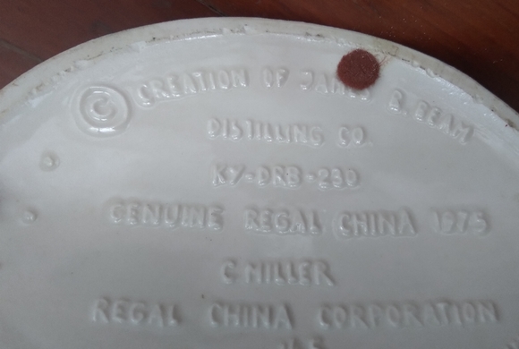 Jim Beam UNITED AIRLINES HAWAIIAN Open WHISKEY Decanter Blue Hawaii EVC LIQUOR - Picture 5 of 12